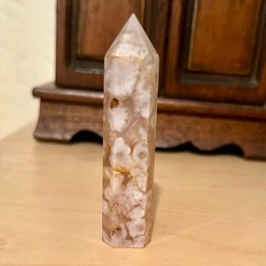 Flower Agate Tower ~4 in